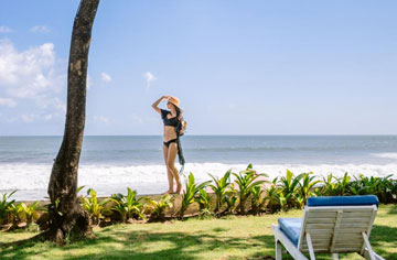 beach view from balcony